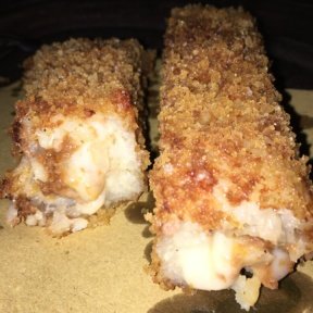 Gluten-free mozzarella sticks from Mama Eat!